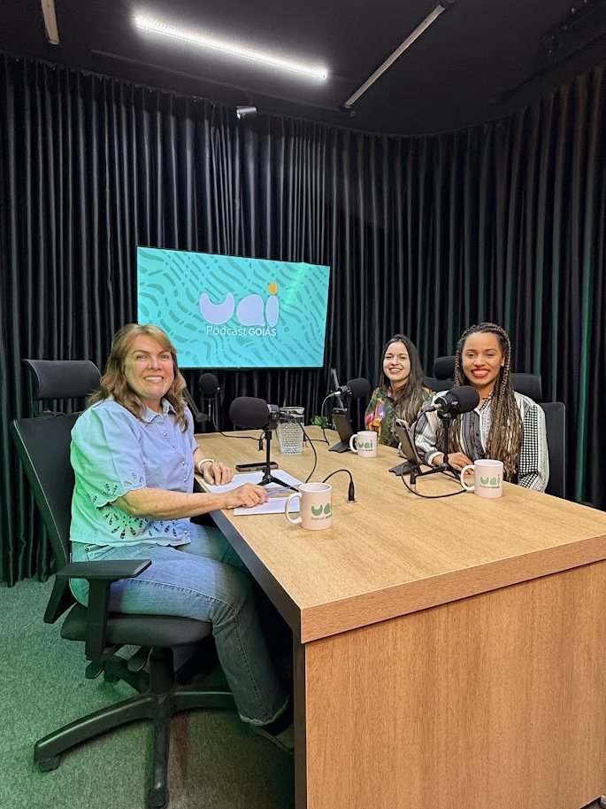 Fátima Gavioli no Uai Podcast Goiás