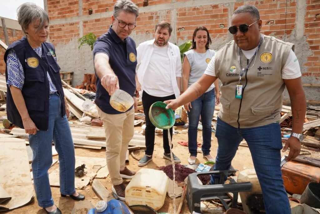 Ação de combate ao Aedes aegypti, mosquito da dengue e da chikungunya, em Goiás