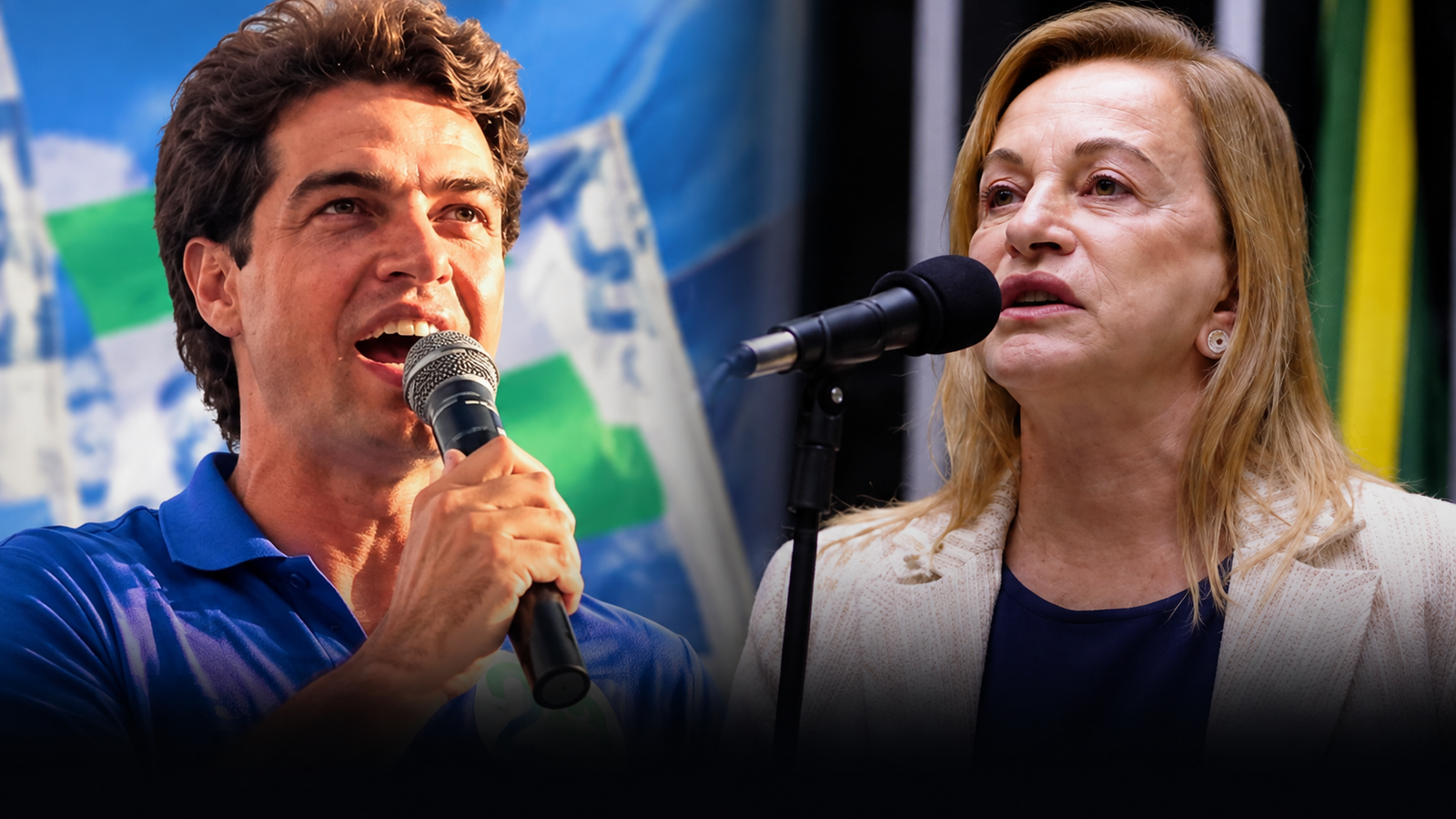 Confronto político em destaque