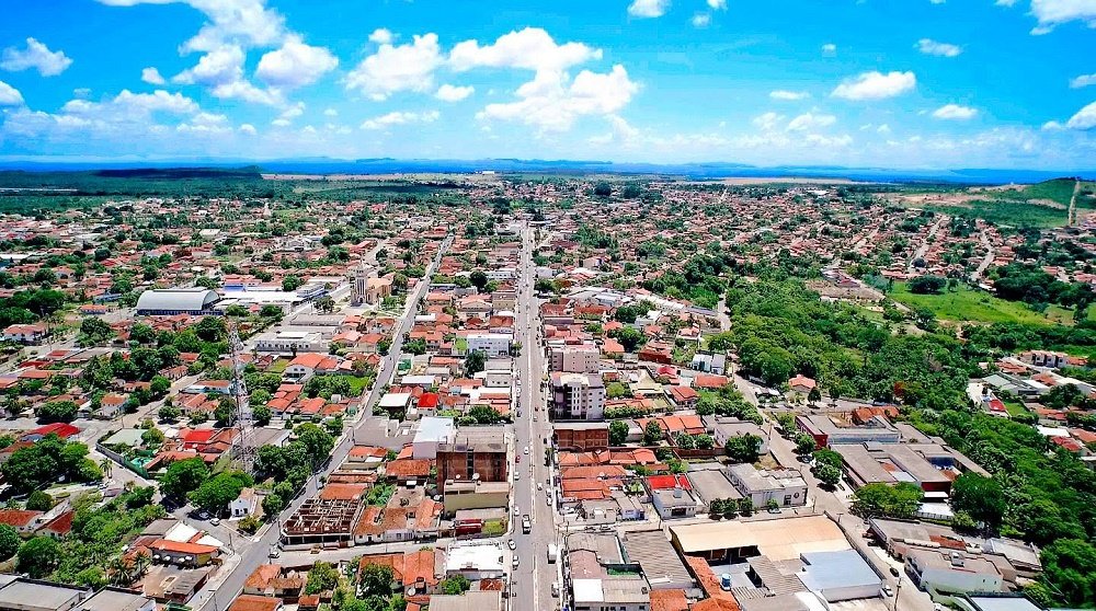 Vista aérea de Uruaçu em fotografia de arquivo de 2016