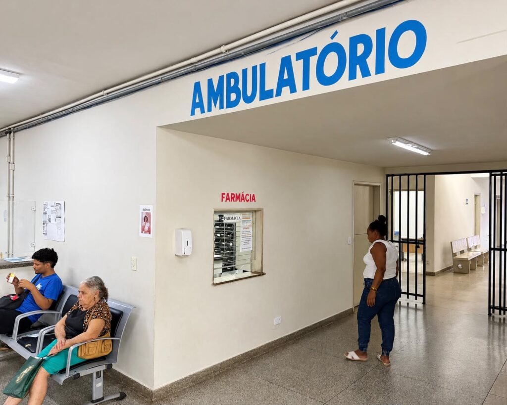 Ambulatório da Secretaria Municipal de Saúde de Goiânia, onde são acompanhados os pacientes que usam bombas de insulina