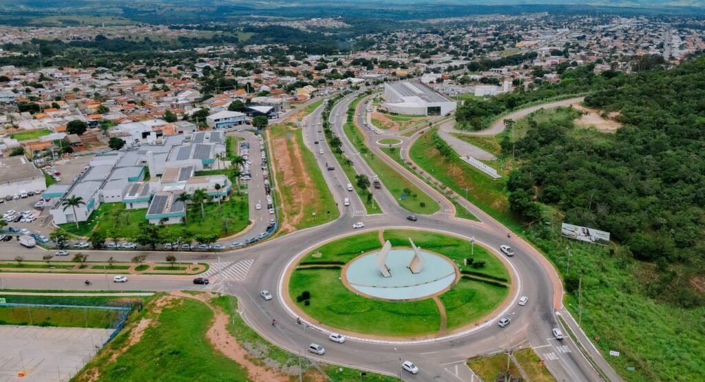 Vista de Senador Canedo, cidade que convoca 1.122 aprovados no concurso da prefeitura